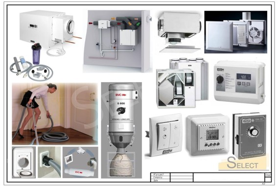 Engineering equipment ventilation system