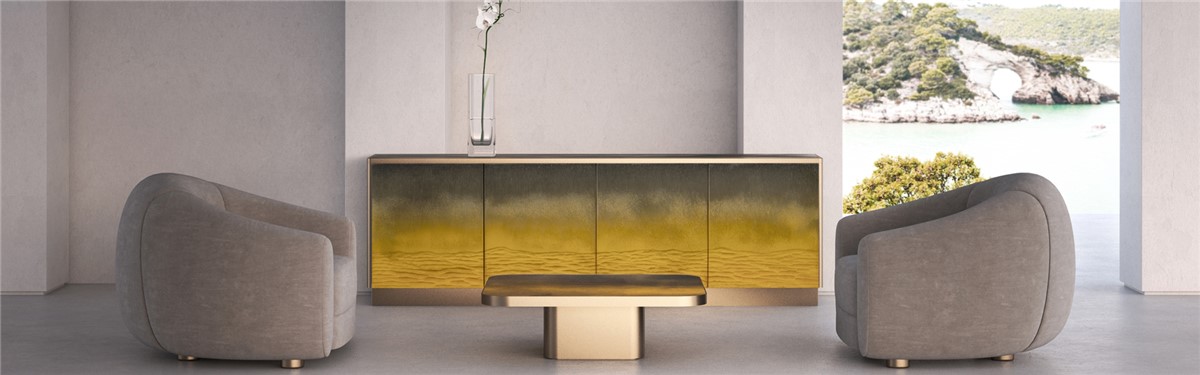 Arte Veneziana Manacore Contemporary Coffee Table