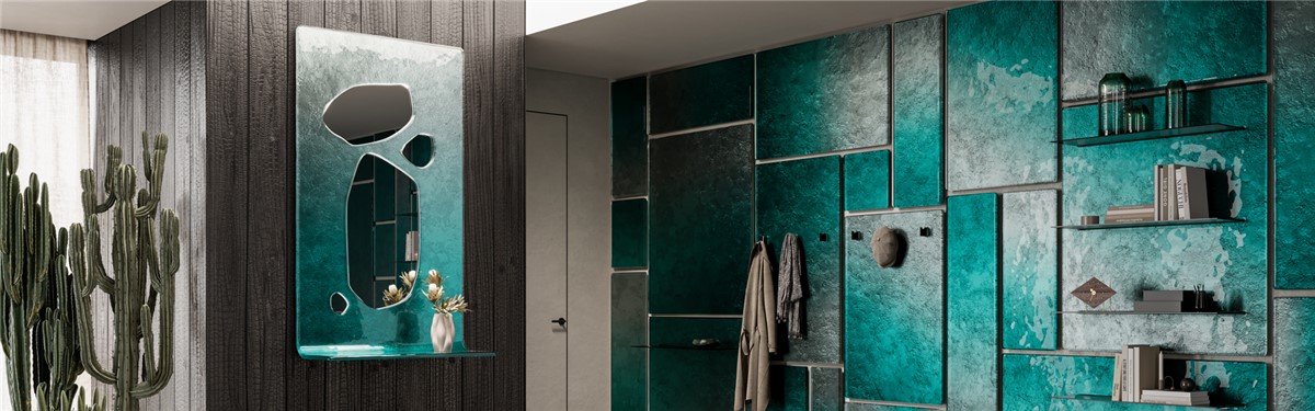 Arte Veneziana Penasa Mirror with shelf