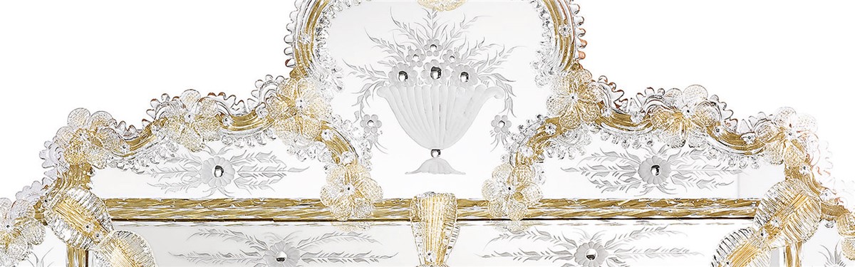 Arte Veneziana Saffo Venetian Style Mirror