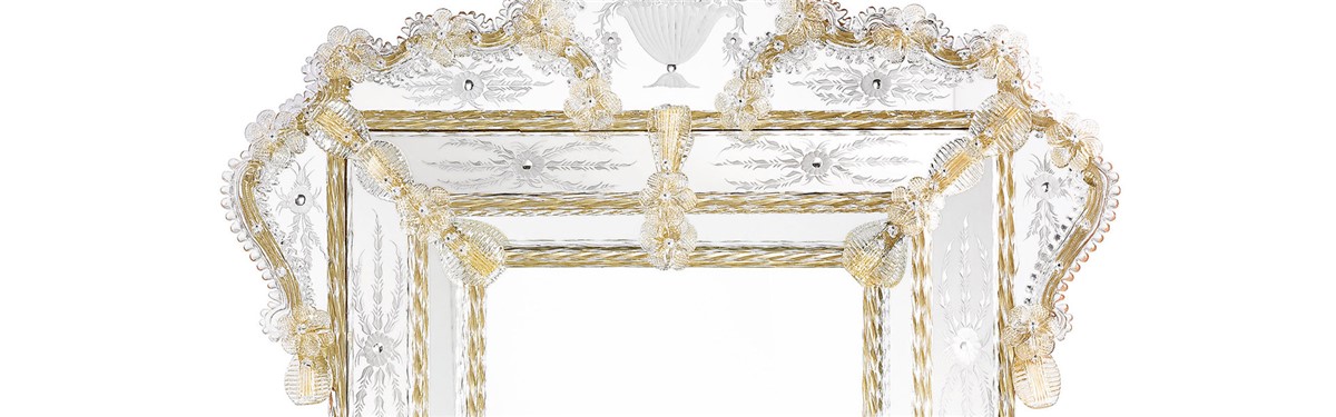 Arte Veneziana Saffo Venetian Style Mirror