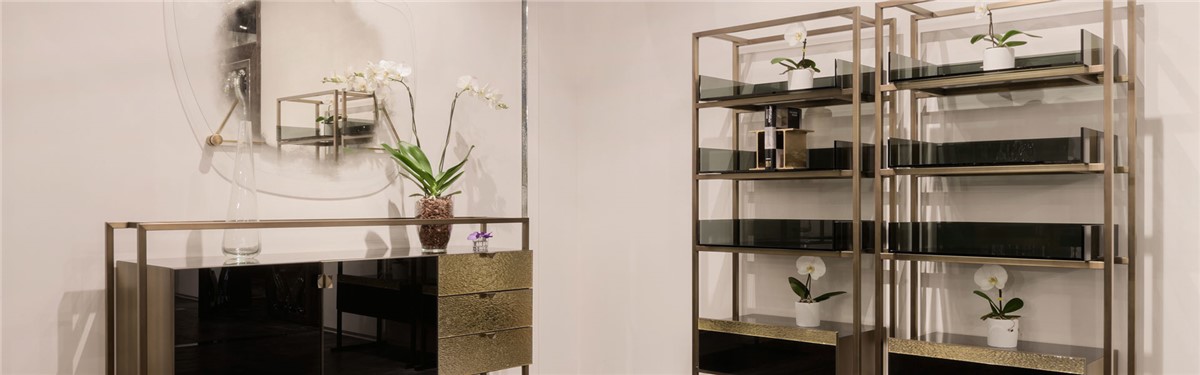 Arte Veneziana Seta Contemporary Bookcase