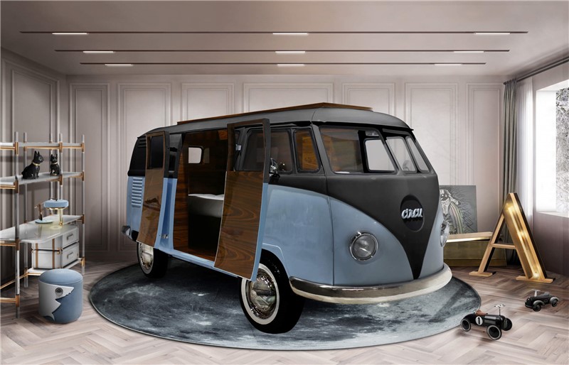 Bun Van Bed and Room