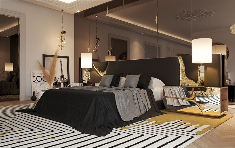 Lapiaz Black Headboard