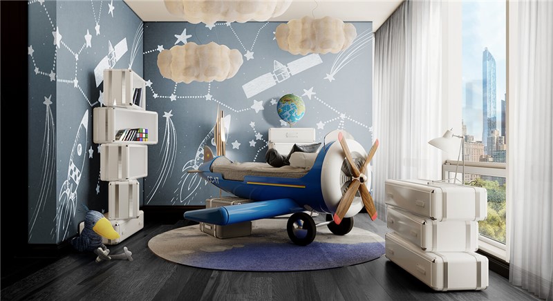 Sky One Plane Bed