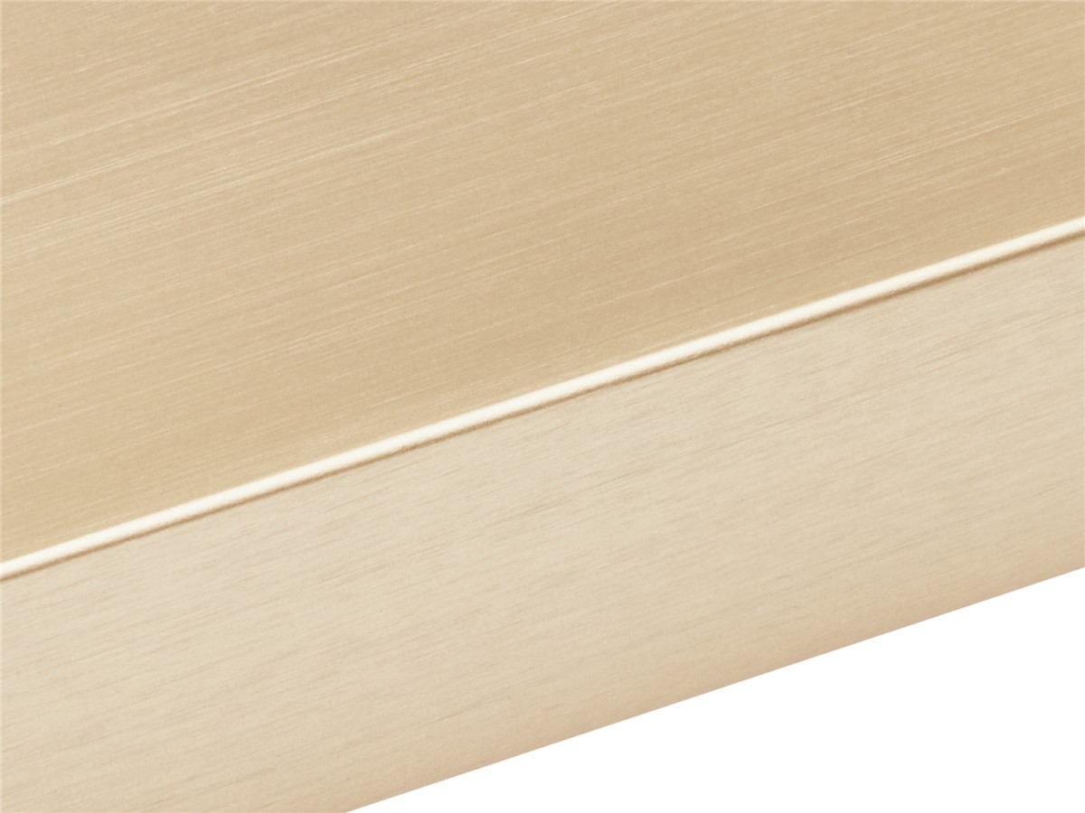 Satin gold nickel