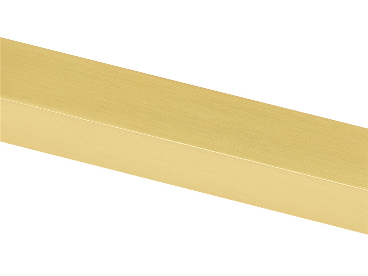 Semi-polished brass
