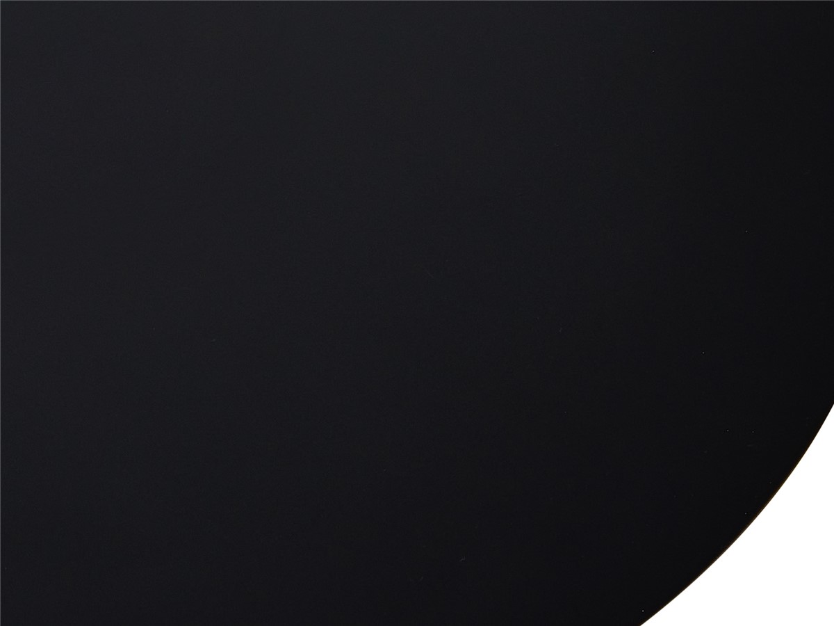 Matt black silk lacquered