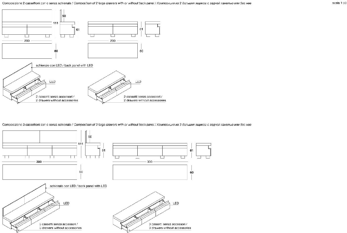 Technical Instruction Cabinets & bookcase Terrance