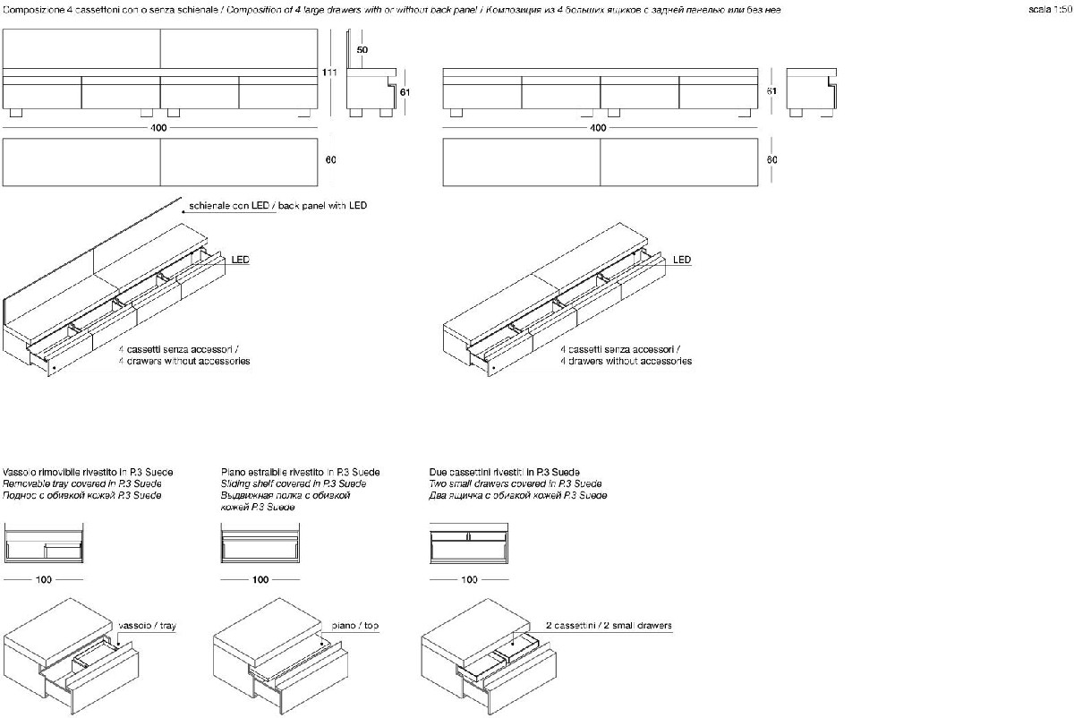 Technical Instruction Cabinets & bookcase Terrance