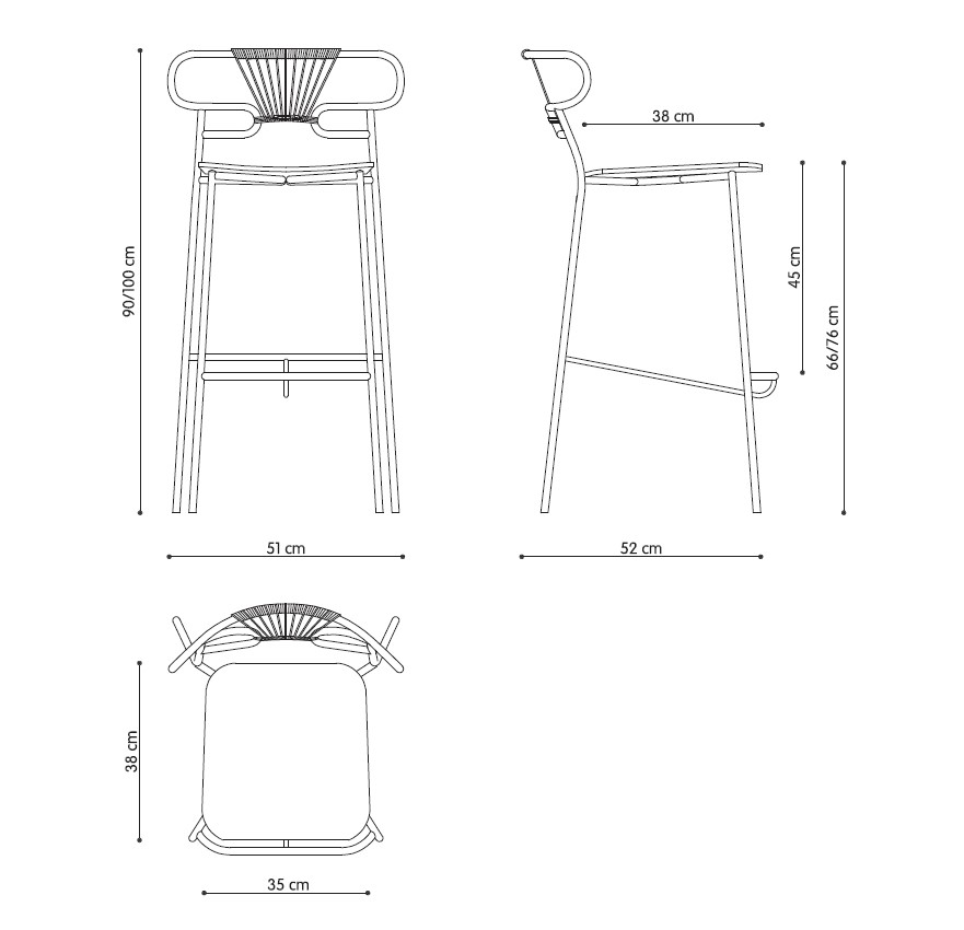 Technische Genoa Met Im Cross Hocker-TR-0049-MET-CROSS-IM