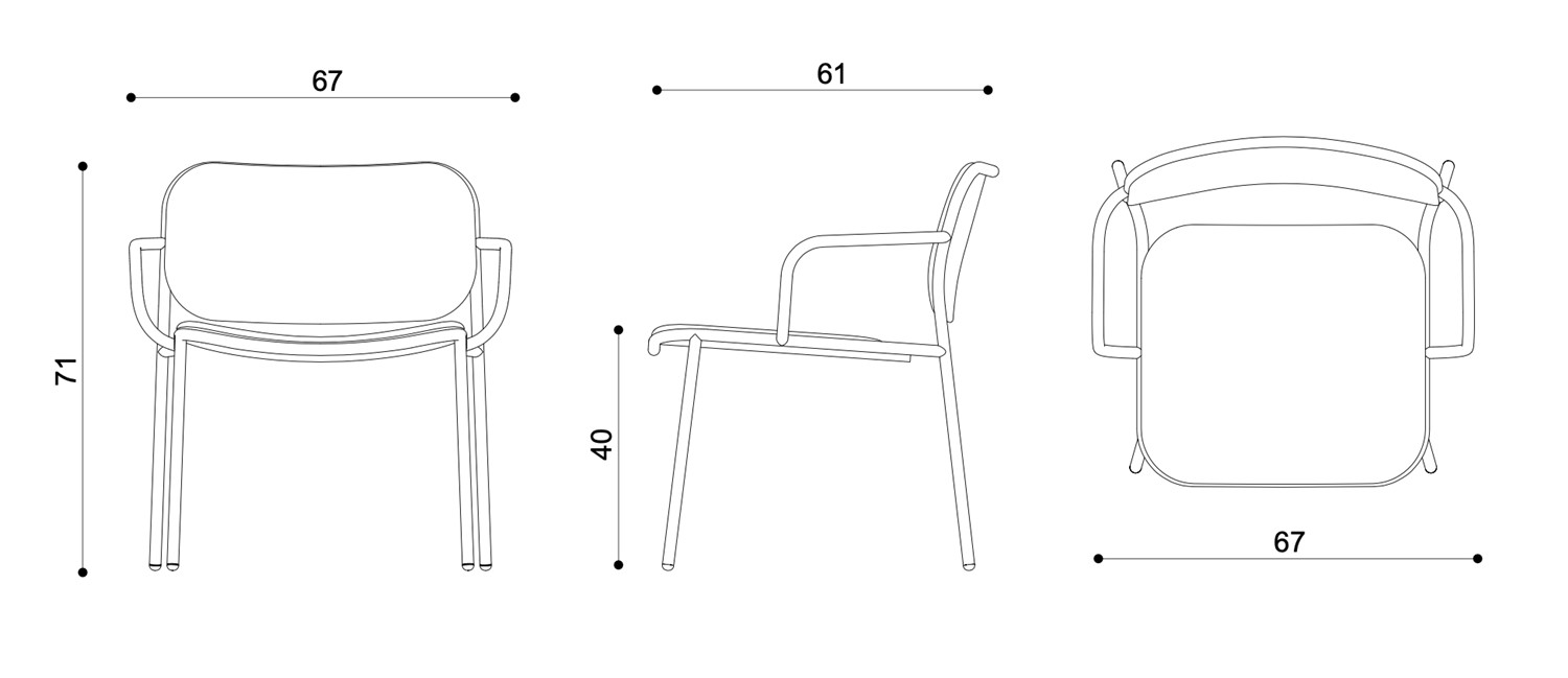 Technical Metis Pad Lounge Armchair-TR-0183-IM-LOUNGE-CB