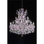 Italian Luxury Lighting / Chandeliers / Maria Theresa Lilac Satin 24 Lights 1055 024