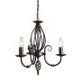 Elstead Lighting / Chandeliers / Artisan 3 Black