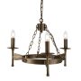 Elstead Lighting / Chandeliers / Cromwell 3 Old Bronze