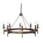 Elstead Lighting / Chandeliers / Cromwell 8 Old Bronze