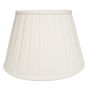 Elstead Lighting / Lampshades / 14 Cotton Box Pleat Ivory 35 cm