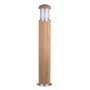 Elstead Lighting / Outdoor Bollard Lights / Poole 1 Teak and Stainless Steel