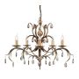 Elstead Lighting / Chandeliers / Lily 5 Bronze Patina