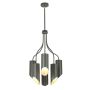 Elstead Lighting / Chandeliers / Quinto 6 Dark Grey Polished Nickel