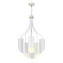 Elstead Lighting / Chandeliers / Quinto 6 White Aged Brass