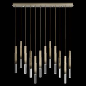 Fine Art Handcrafted Lighting / Pendants & Suspension Lights / Antonia 61″W Rectangular Pendant
