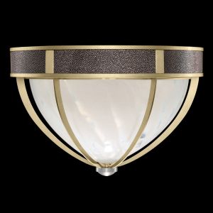 Fine Art Handcrafted Lighting / Wall Sconces / 18.75" W Round Flush Mount