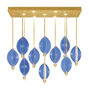 Fine Art Handcrafted Lighting / Pendants & Suspension Lights / EMBARK 59"W Rectangular