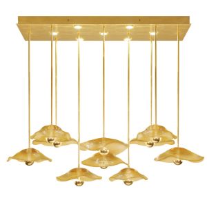 Fine Art Handcrafted Lighting / Pendants & Suspension Lights / EMBARK 61.75"W Rectangular
