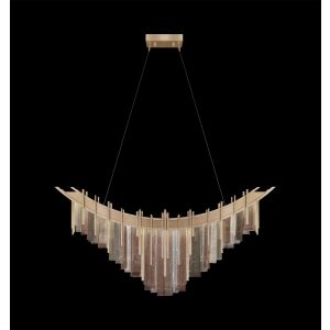 Fine Art Handcrafted Lighting / Pendants & Suspension Lights / Arpeggio 44.75″W Linear Pendant