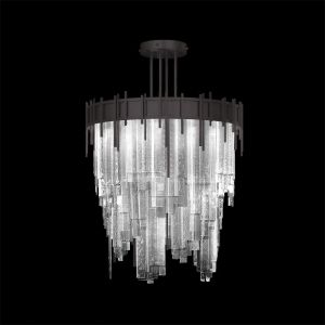Fine Art Handcrafted Lighting / Pendants & Suspension Lights / Arpeggio 30.25″W Round Pendant