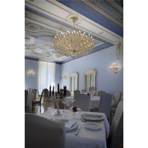 Italian Luxury Lighting / Chandeliers / Maria Theresa 54 Lights 1001 054 Topaz
