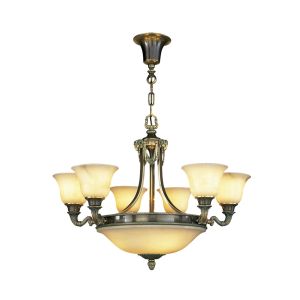 Mariner / Chandeliers / Casted Bronze & Alabaster 18696.0