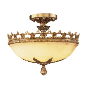 Mariner / Pendants & Suspension Lights / Casted Bronze & Alabaster 18897.0
