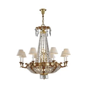 Mariner / Chandeliers / Casted Bronze & Scholer crystal 20020.0