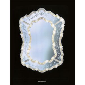 Italian Luxury Lighting / Wall Mirrors / Elegant Venetian Glass Murano Glass 200S