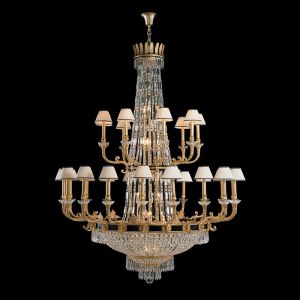 Mariner / Chandeliers / Casted Bronze & Scholer crystal 20104.0