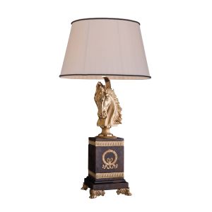 Mariner / Table Lamps / Casted Bronze & Wood 20131.0