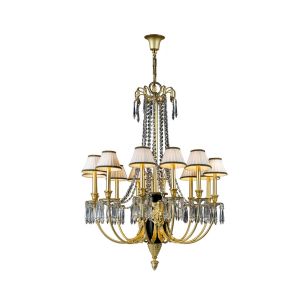 Mariner / Chandelier / Casted Bronze & Scholer crystal  20187.0