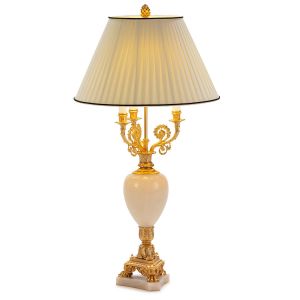 Mariner / Table Lamps / Casted Bronze & Alabaster 20309.0