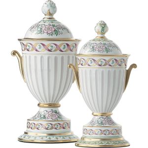Le Porcellane / Vases with Lids / Potiche Limoges 3424 3422