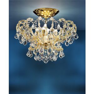 Italian Luxury Lighting / Chandeliers / Maria Theresa Ceiling 7 Lights 7002 007