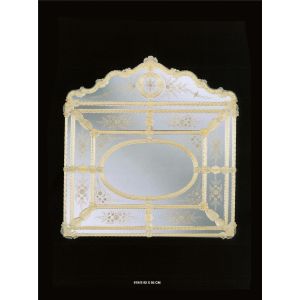 Italian Luxury Lighting / Wall Mirrors / Venetian Handcrafted Made in Murano Glass 818s