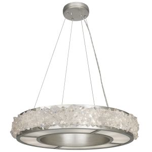 Fine Art Handcrafted Lighting / Pendant Lights / Arctic Halo 30″ Round 878140 