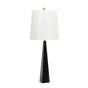Elstead Lighting / Table Lamps / Ascent  Black with White Shade