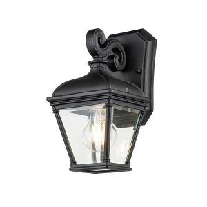 Elstead Lighting / Outdoor Wall Lights / Bayview 1 Small Lantern Black