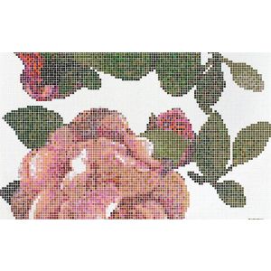 Bisazza / Mosaico - Decorations / Springrose Bianco (Flora)