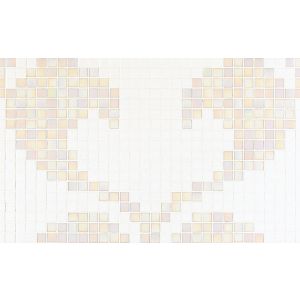 Bisazza / Mosaico - Decorations / Hearts White (Modern)
