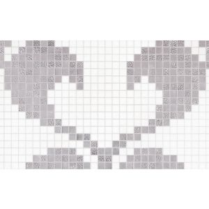 Bisazza / Mosaico - Decorations / Hearts Oro Bianco (Modern)