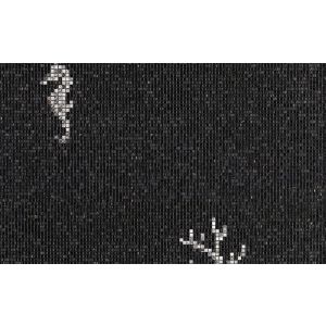 Bisazza / Mosaico - Decorations / Corals & Seahorses Black (Luxe)